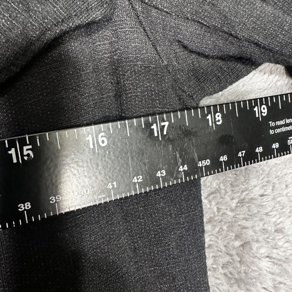 Mossimo Women’s Black Jacket Cardigan Size M Draped Front Long Sleeve Pockets - Picture 2 of 7